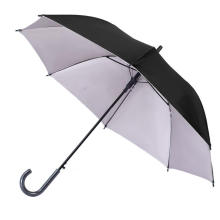 Silver Coated Rainproof UV Protection Straight Umbrellas with Custom Logo